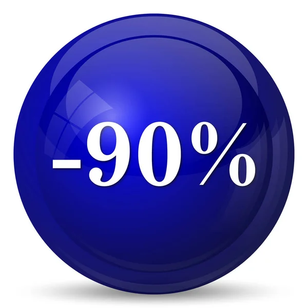 90 percent discount icon — Stock Photo, Image