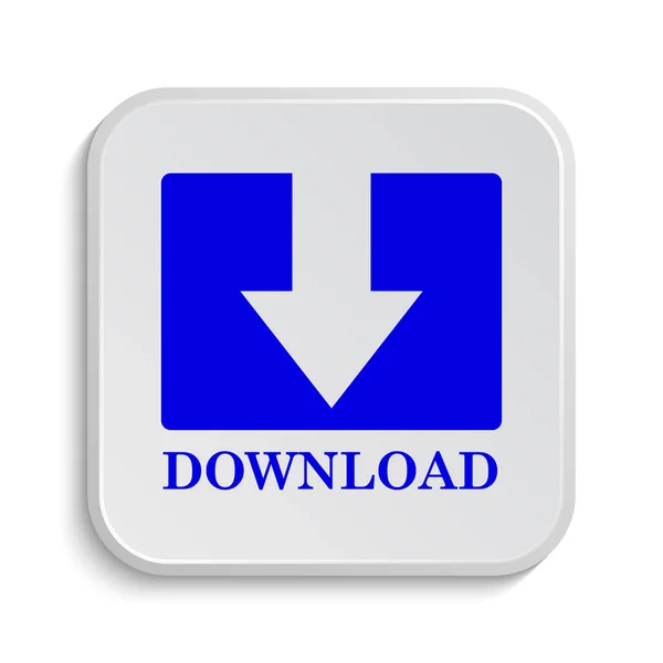 Download Icon Internet Button White Background — Stock Photo, Image