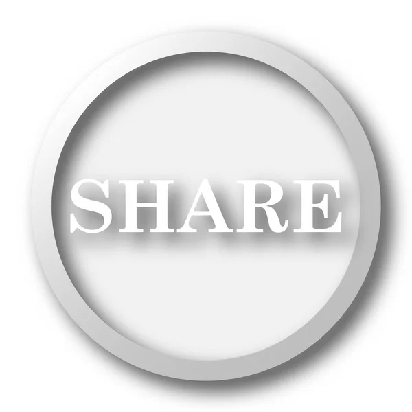 Share Icon Internet Button White Background — Stock Photo, Image