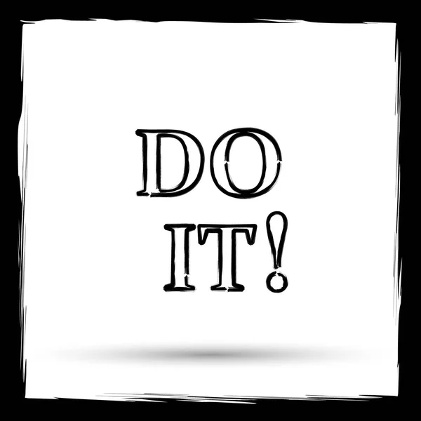 Do it icon — Stock Photo, Image