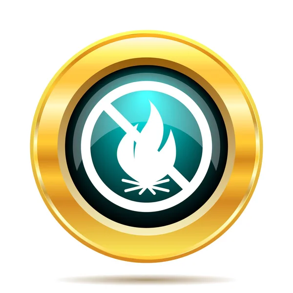 Brannforbudt ikon – stockfoto