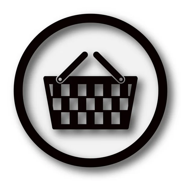 Ikona nákupního košíku — Stock fotografie