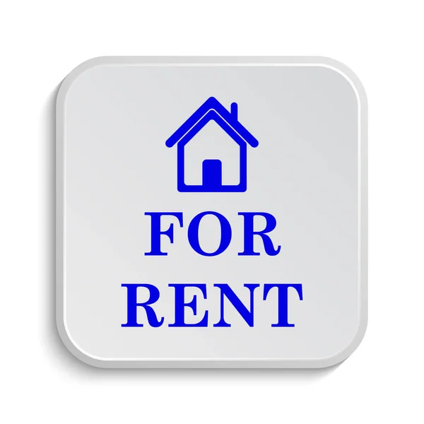 Rent Icon Internet Button White Background — Stock Photo, Image