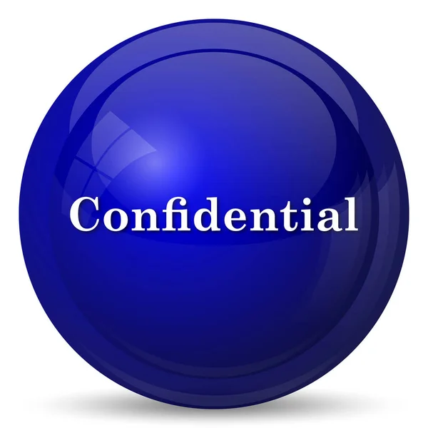 Icono confidencial — Foto de Stock