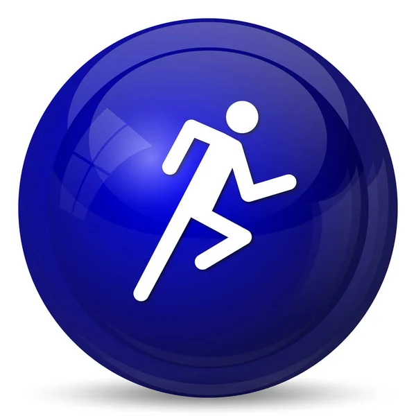 Running man icon — Stock Photo, Image