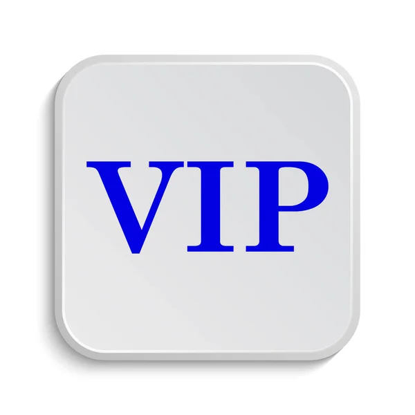 Vip Pictogram Internet Knop Witte Achtergrond — Stockfoto