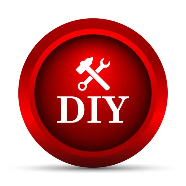 Diy Icon Internet Button White Background — Stock Photo, Image