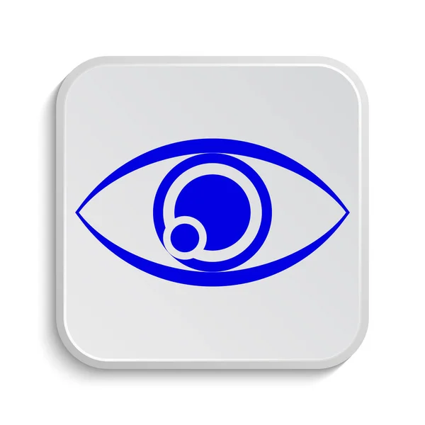 Eye Icon Internet Button White Background — Stock Photo, Image