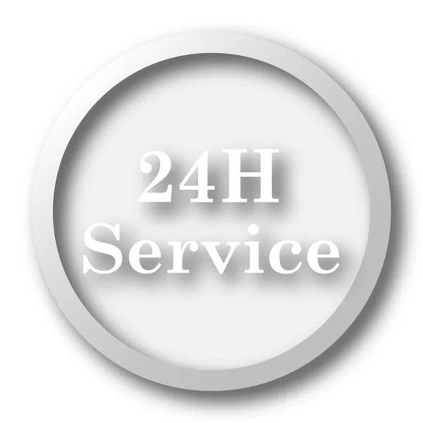 Значок сервиса 24 часа — стоковое фото