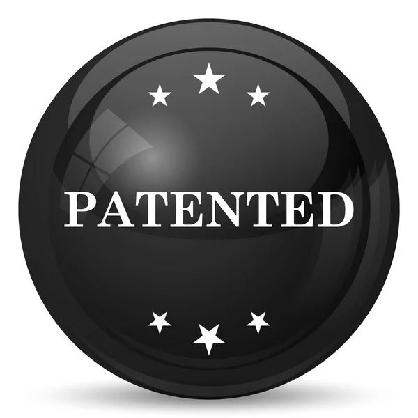 Patented Icon Internet Button White Background — Stock Photo, Image