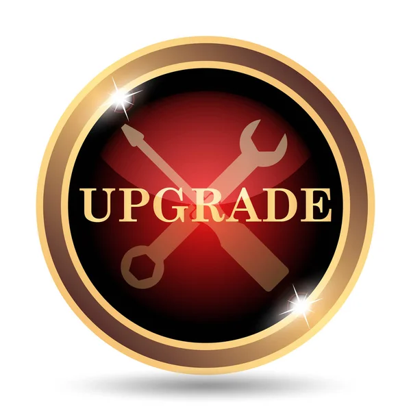 Upgrade Icon Internet Button White Background — Stock Photo, Image