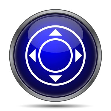 Oyun çubuğu simgesi. Beyaz arka plan üzerinde Internet düğmesi