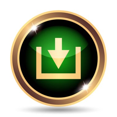 Simgesini indirin. Beyaz arka plan üzerinde Internet düğmesi