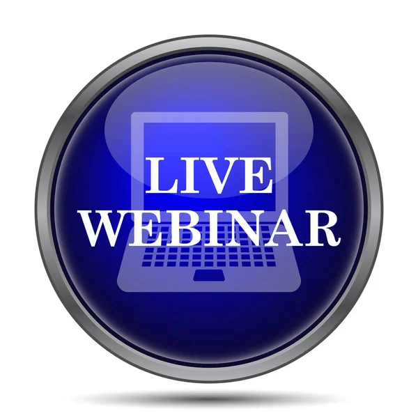 Live-Webinar-Symbol — Stockfoto