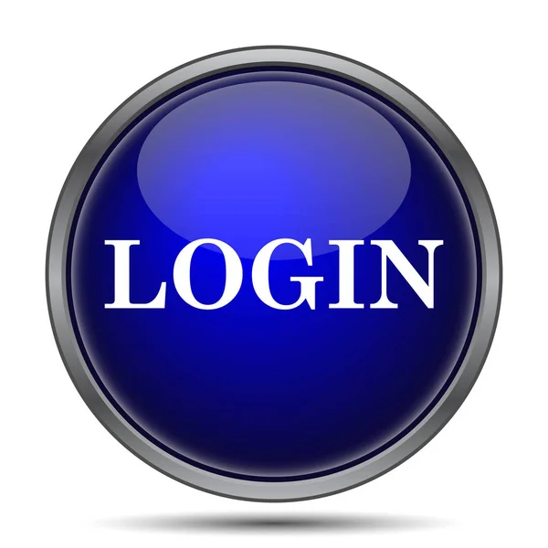 Login Symbol Internet Taste Auf Weißem Hintergrund — Stockfoto