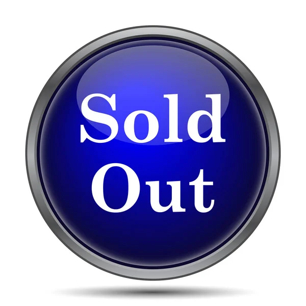 Sold Out Icon Internet Button White Background — Stock Photo, Image