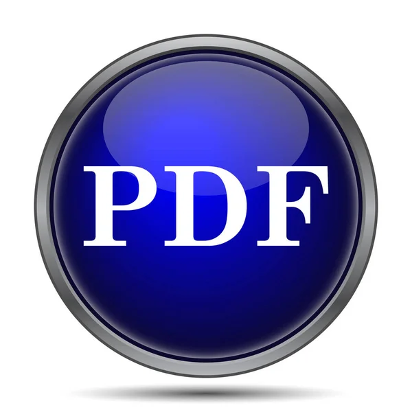 Pdf 白色背景上的互联网按钮 — 图库照片
