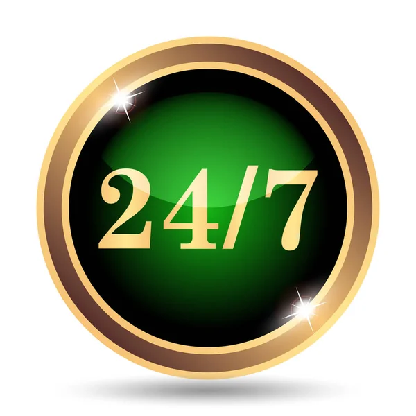 24 7 ikonen — Stockfoto