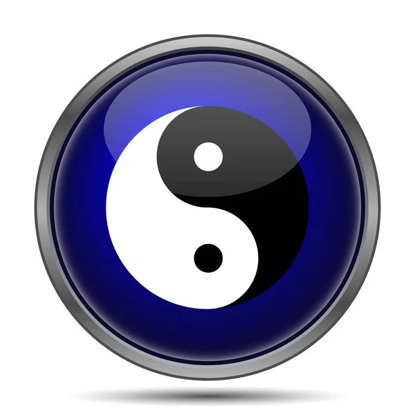 Ikona ying yang — Zdjęcie stockowe