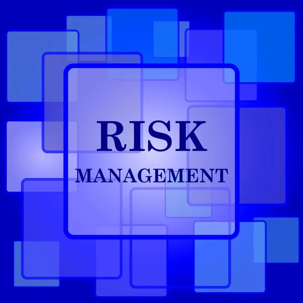 Ikona zarządzania ryzykiem — Wektor stockowy