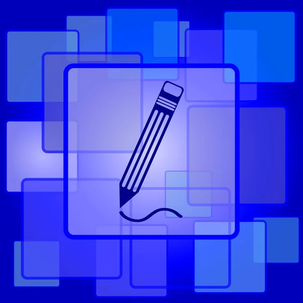 Icono de pluma — Vector de stock