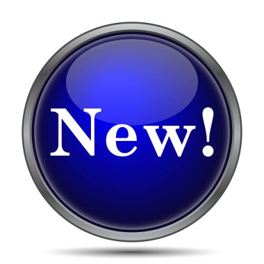 Yeni kutsal kişilerin resmi. Beyaz arka plan üzerinde Internet düğmesi