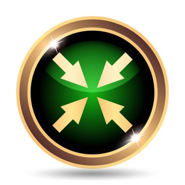 Çıkış tam ekran simgesini. Beyaz arka plan üzerinde Internet düğmesi