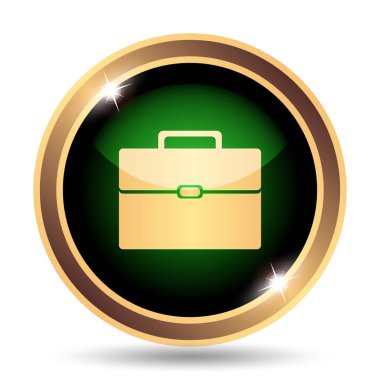 Evrak Çantası'nı simgesi. Beyaz arka plan üzerinde Internet düğmesi