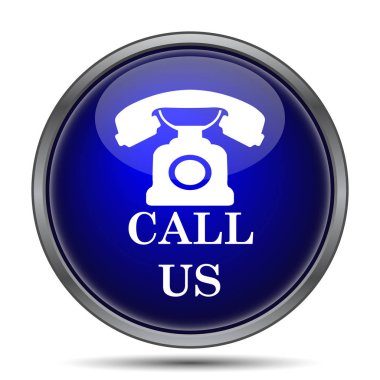 Bizi simgesini arayın. Beyaz arka plan üzerinde Internet düğmesi