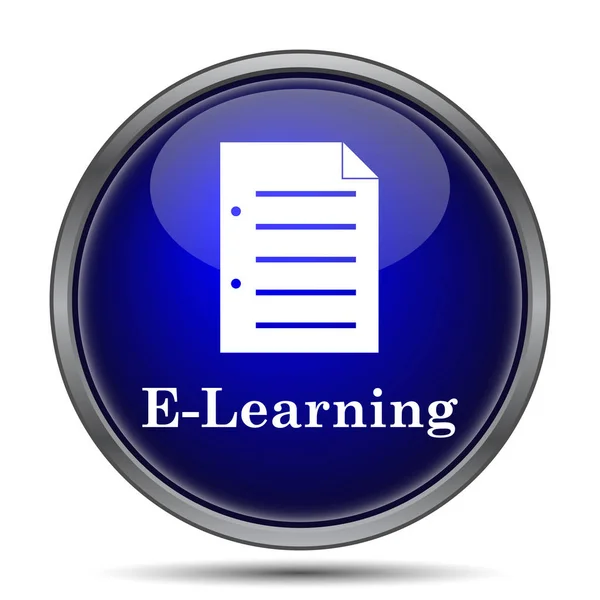 Icono de aprendizaje electrónico —  Fotos de Stock