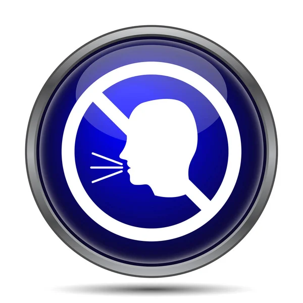 No talking icon — Stock Photo, Image