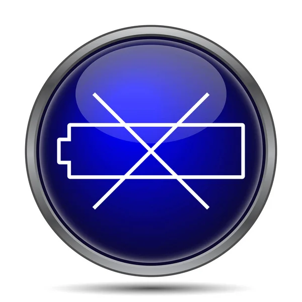 Empty battery icon — Stock Photo, Image
