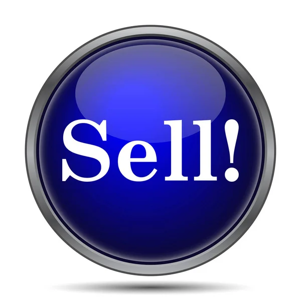 Sell Icon Internet Button White Background — Stock Photo, Image