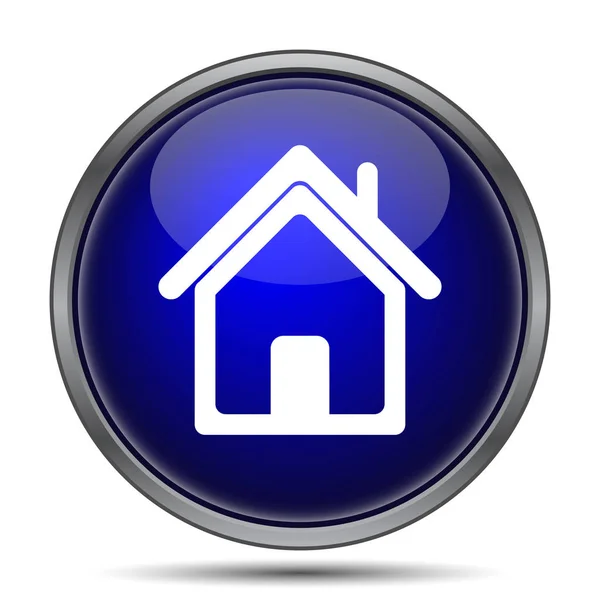 Home Icon Internet Button White Background — Stock Photo, Image