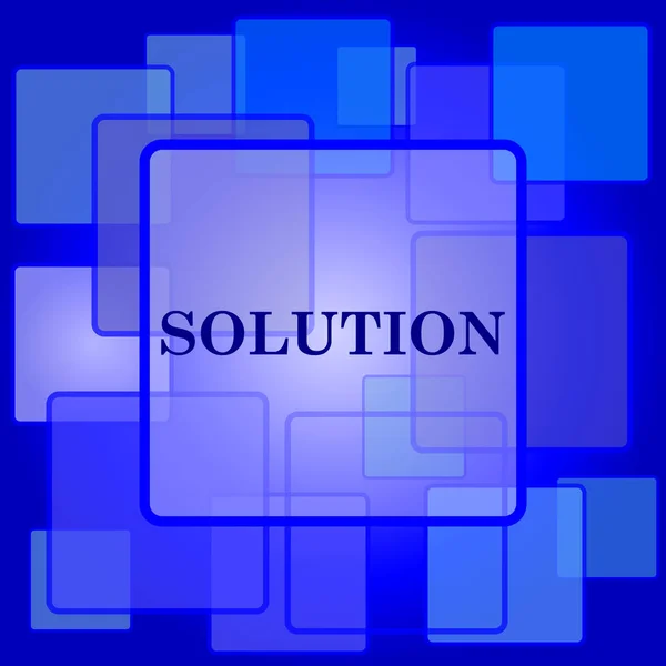 Solution icon — Stock Vector