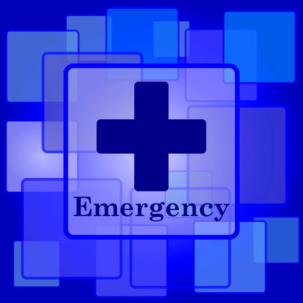 Ícone de emergência — Vetor de Stock