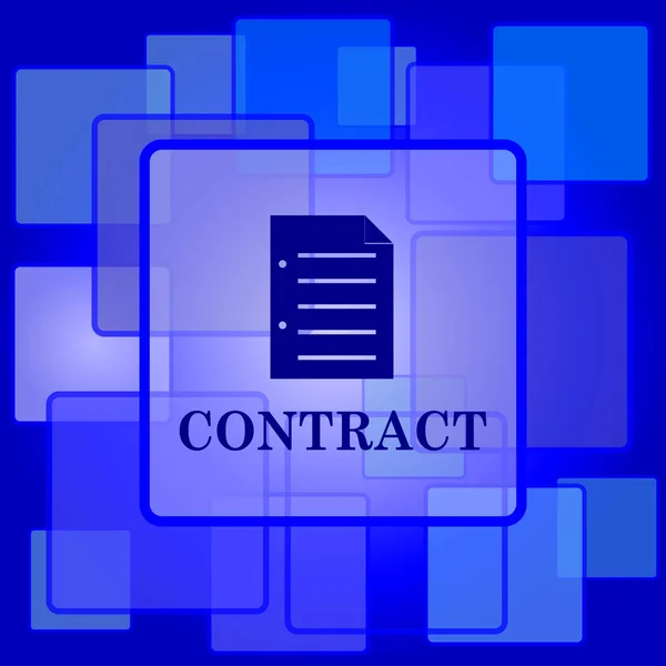 Icono del contrato — Vector de stock