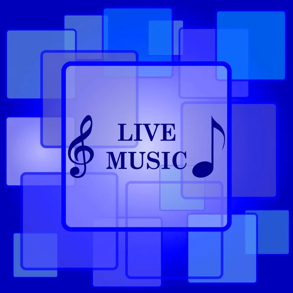 Live music icon — Vector de stoc