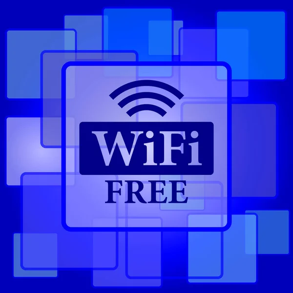 Wifi-freies Symbol — Stockvektor