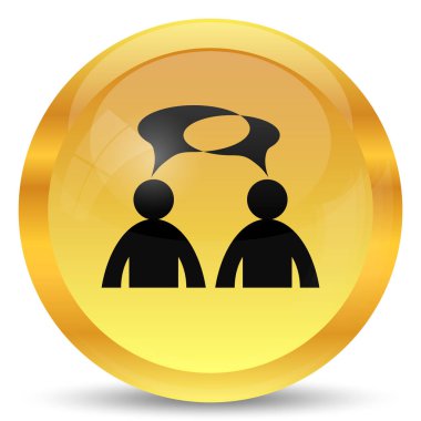 Yorumlar simgesi - kabarcıklar ile erkekler