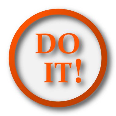 Simge yapmak. Beyaz arka plan üzerinde Internet düğmesi