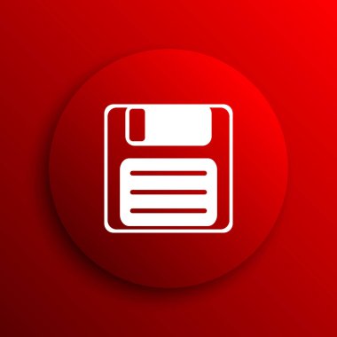 Simge kaydetmek. Beyaz arka plan üzerinde Internet düğmesi