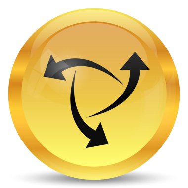 Simge değiştir. Beyaz arka plan üzerinde Internet düğmesi