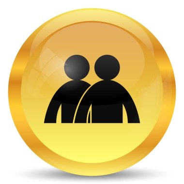 Forum simgesi. Beyaz arka plan üzerinde Internet düğmesi