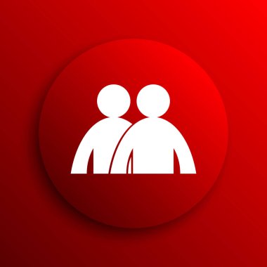 Forum simgesi. Beyaz arka plan üzerinde Internet düğmesi