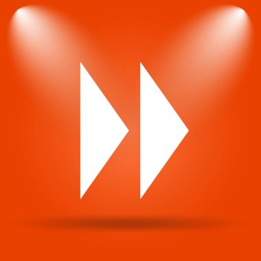 Hızlı ileri işareti simgesi