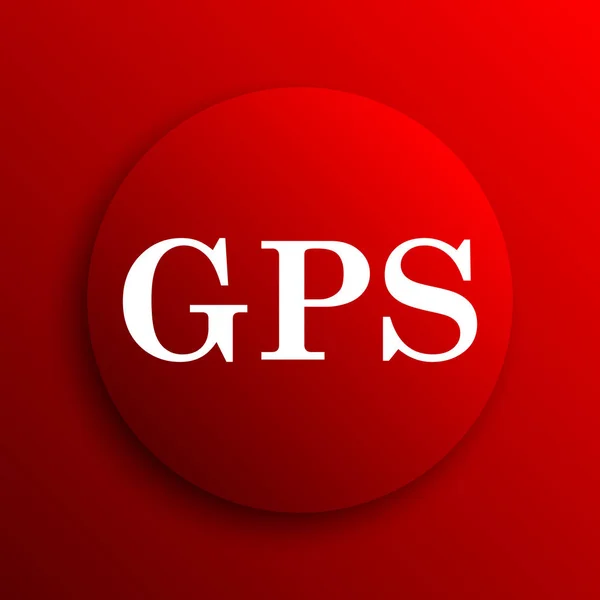 GPS значок — стокове фото