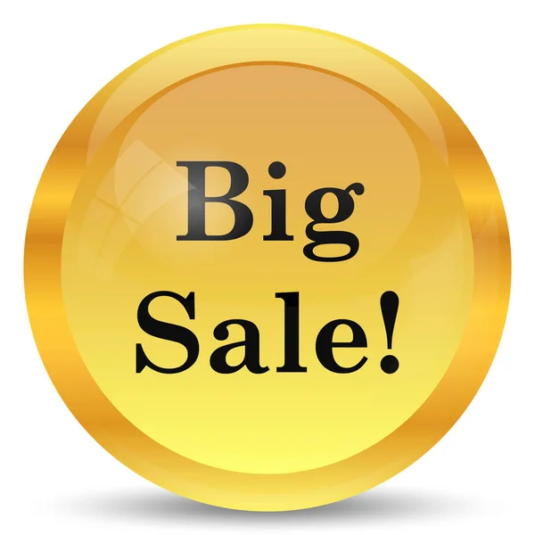 Big Sale Icon Internet Button White Background — Stock Photo, Image