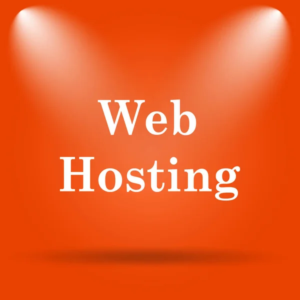 Web hosting icon — Stock Photo, Image