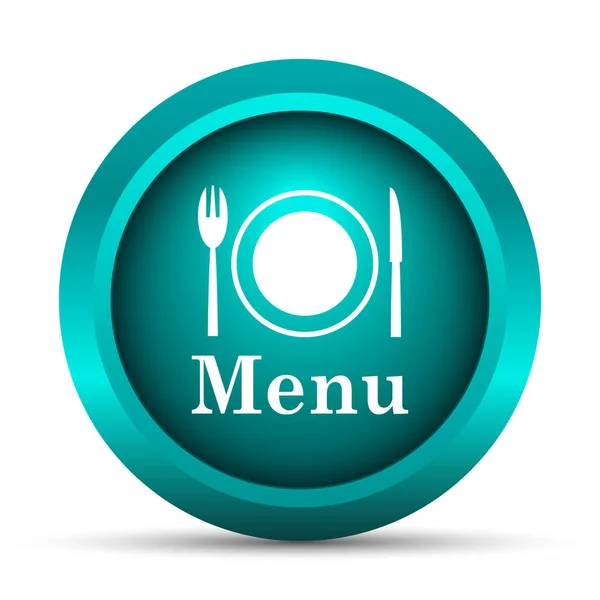 Menu Icon Internet Button White Background — Stock Photo, Image